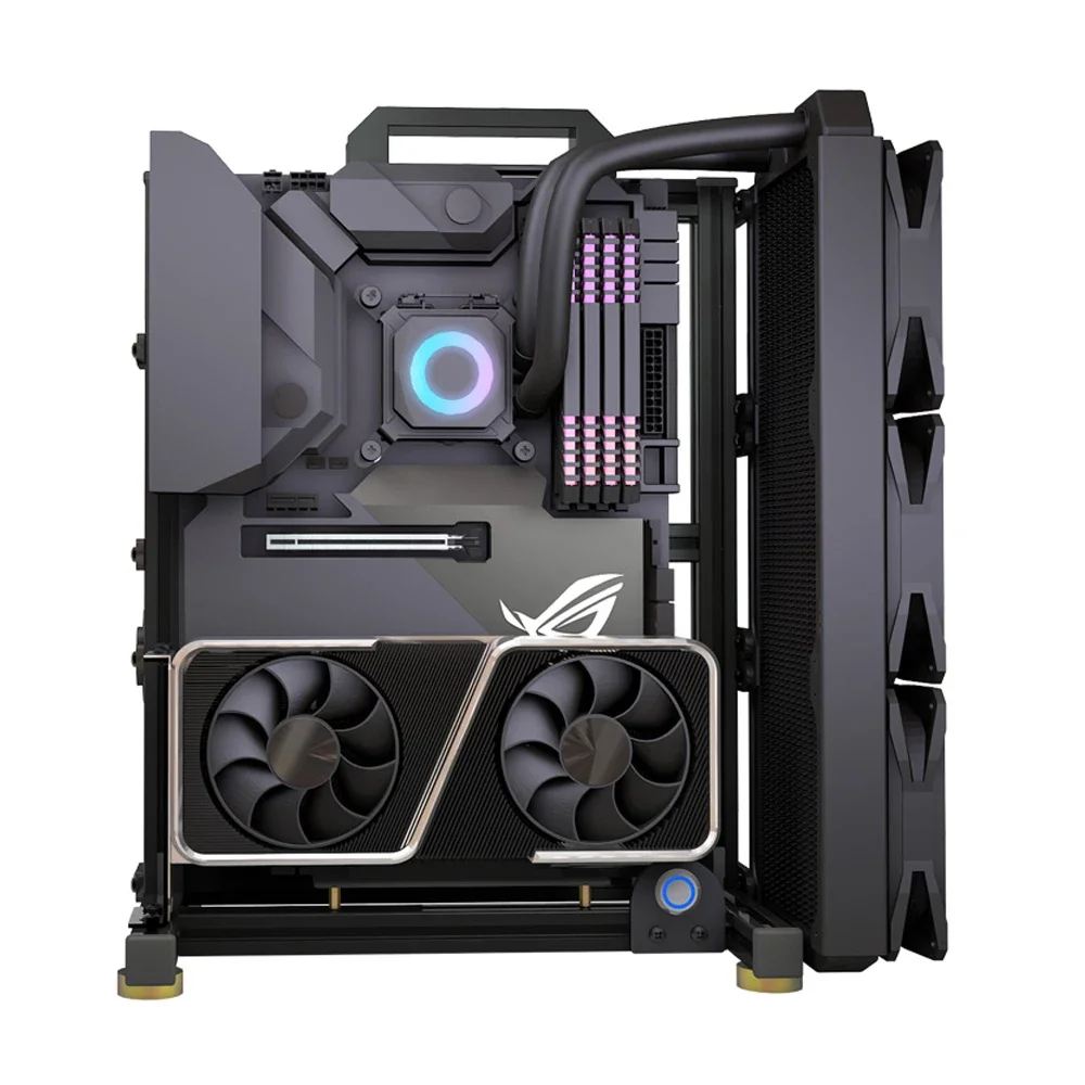 Gaming Console Tower - تعديل EATX فتح إطار حافظة الكمبيوتر
