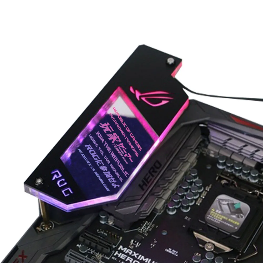 Gaming Console Tower - ATX IO ARGB لوحة الإضاءة لتقوم