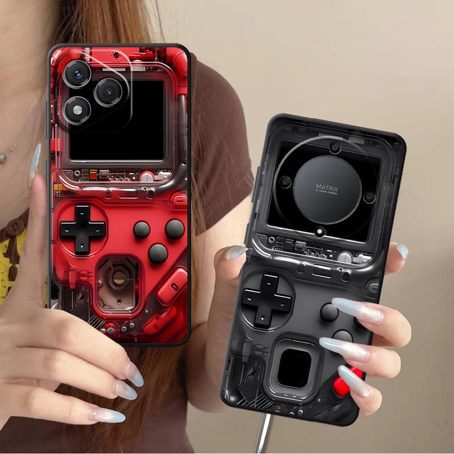 Gaming Console With - غطاء هاتف بتصميم وحدة تحكم ألعاب