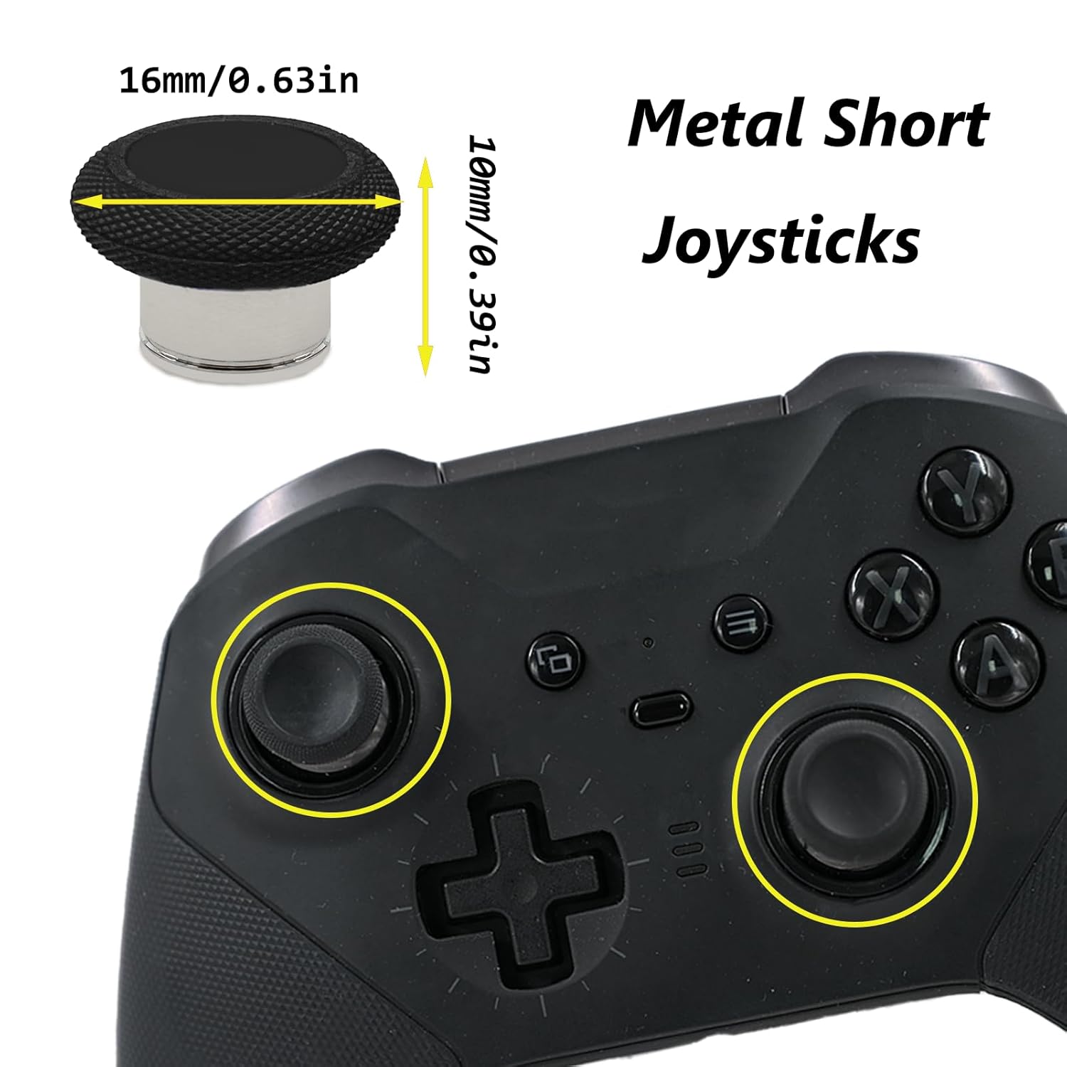 Microsoft Controller Elite Series 2 - قطعتان من عصي التحكم المنخفضة البديلة