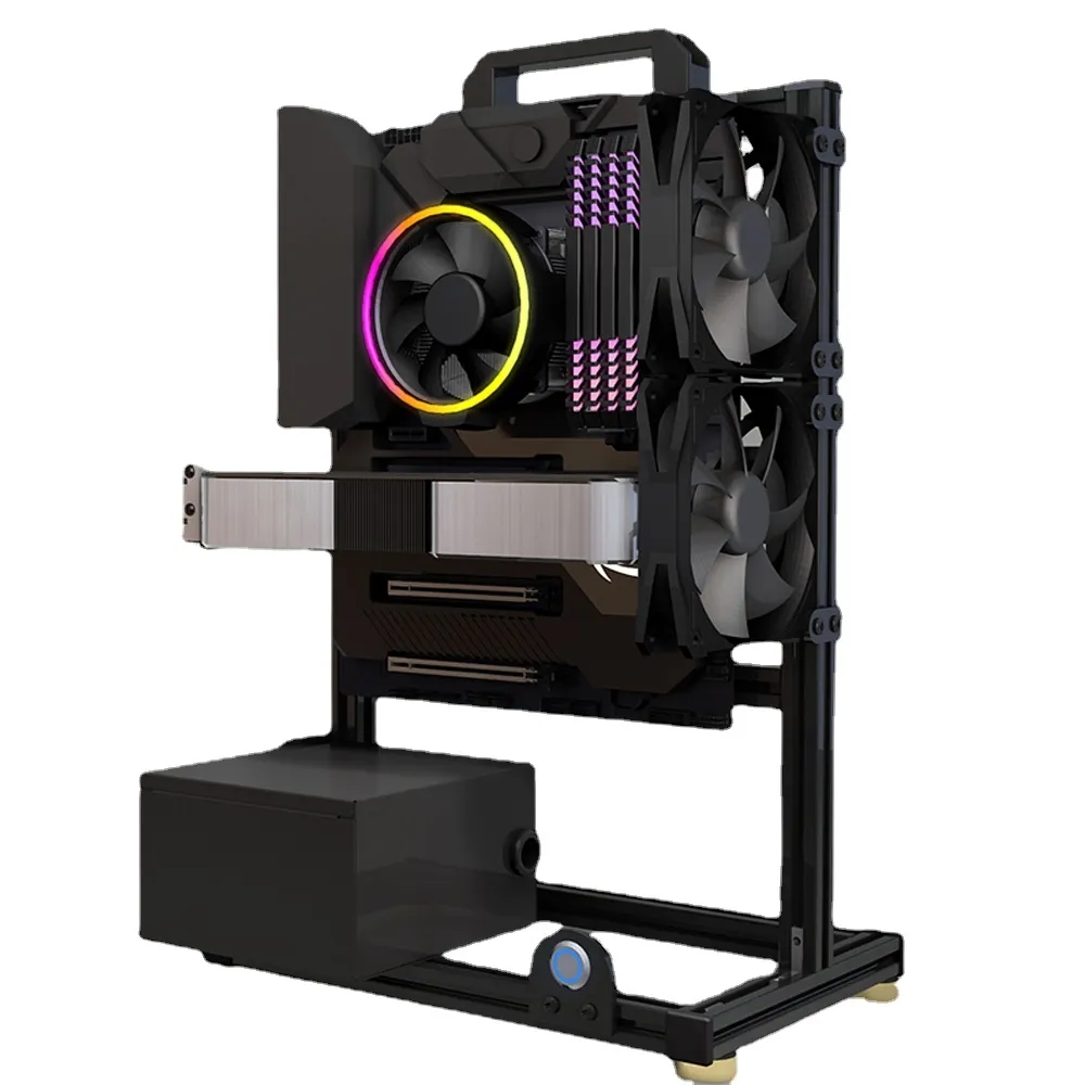 إطار علبة كمبيوتر مفتوح MOD AT - مراجعة Gaming Console Tower وسعره