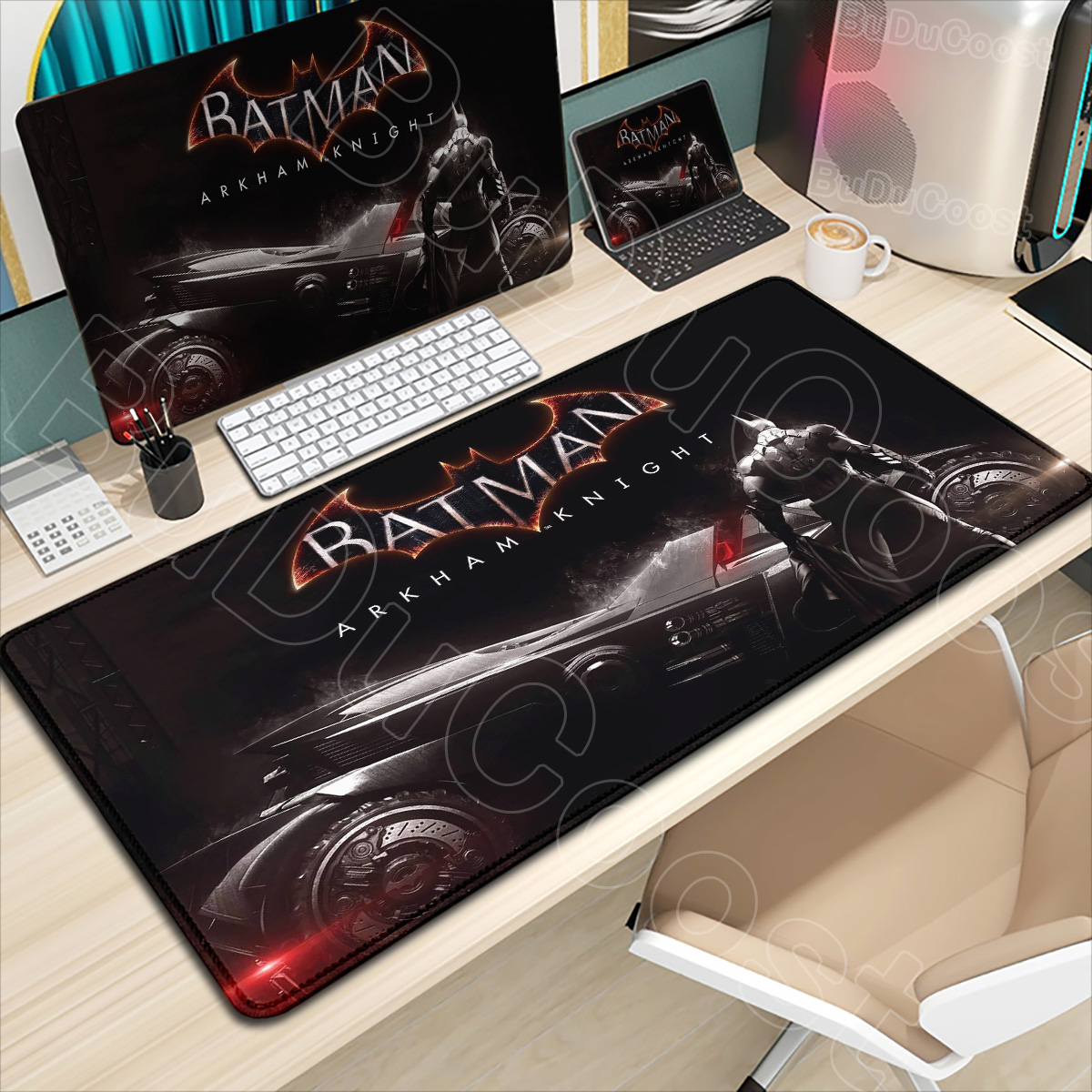 B-Batman ماوس الوسادة HD كبير  - مراجعة Gaming Console Portable Pc وسعره