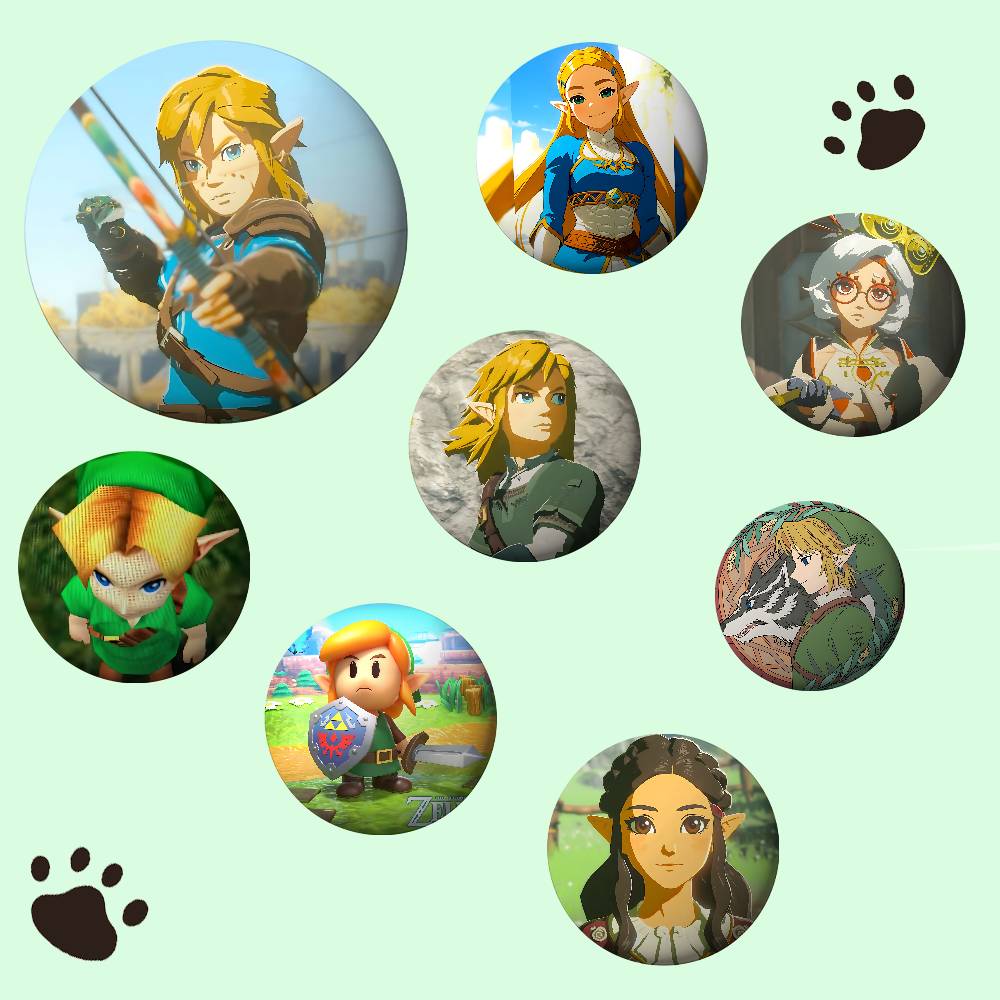 شارات معدنية من الصفيح بتصميم  - مراجعة Gaming Console Zelda وسعره