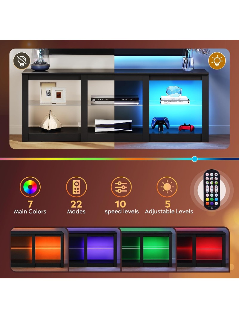 حامل تلفزيون LED بحجم 58 بوصة، - مراجعة Gaming Console Room وسعره