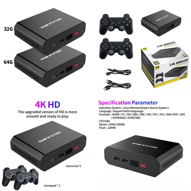 جهاز ألعاب فيديو M8plus عالي ا - مراجعة Gaming Console With وسعره