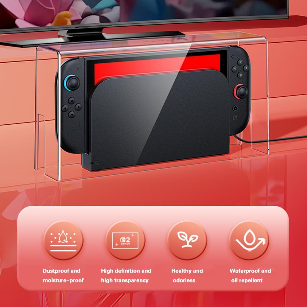 غلاف واقي جديد عالي الدقة مضاد - مراجعة Gaming Console Display Case وسعره