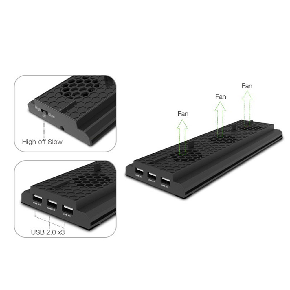 قاعدة تبريد لجهاز الألعاب بالل - مراجعة Gaming Console Tower وسعره