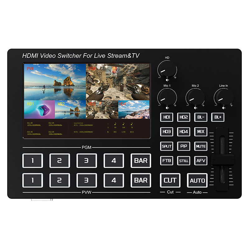 جهاز مزج فيديو مباشر بـ 4 قنوا - مراجعة Gaming Console With وسعره