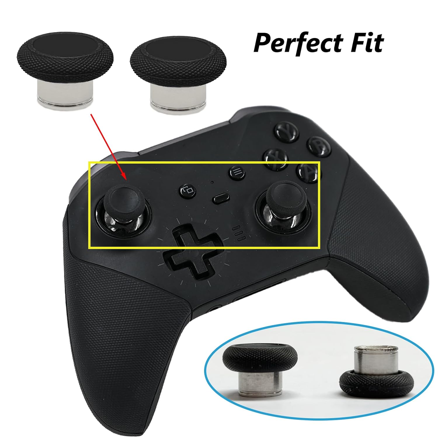 قطعتان من عصي التحكم المنخفضة  - مراجعة Microsoft Controller Elite Series 2 وسعره